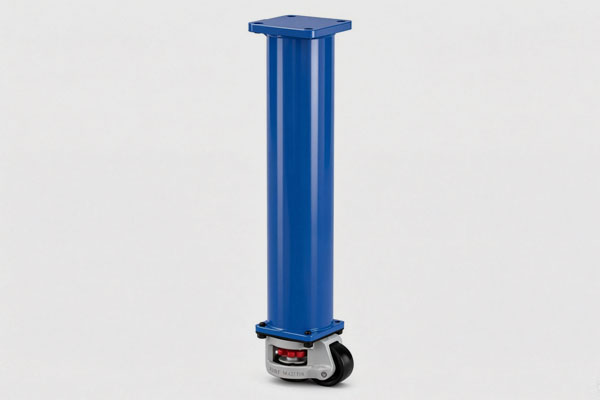 Round leg with wheels